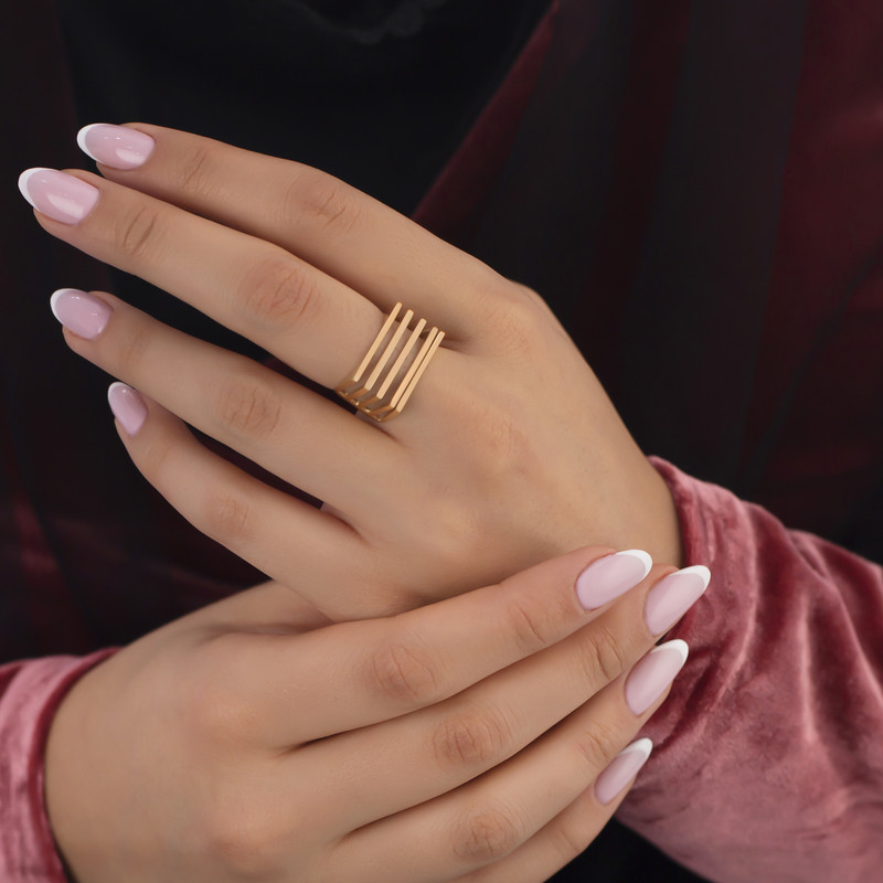 انگشتر طلا 18 عیار زنانه مایا ماهک مدل MR0611