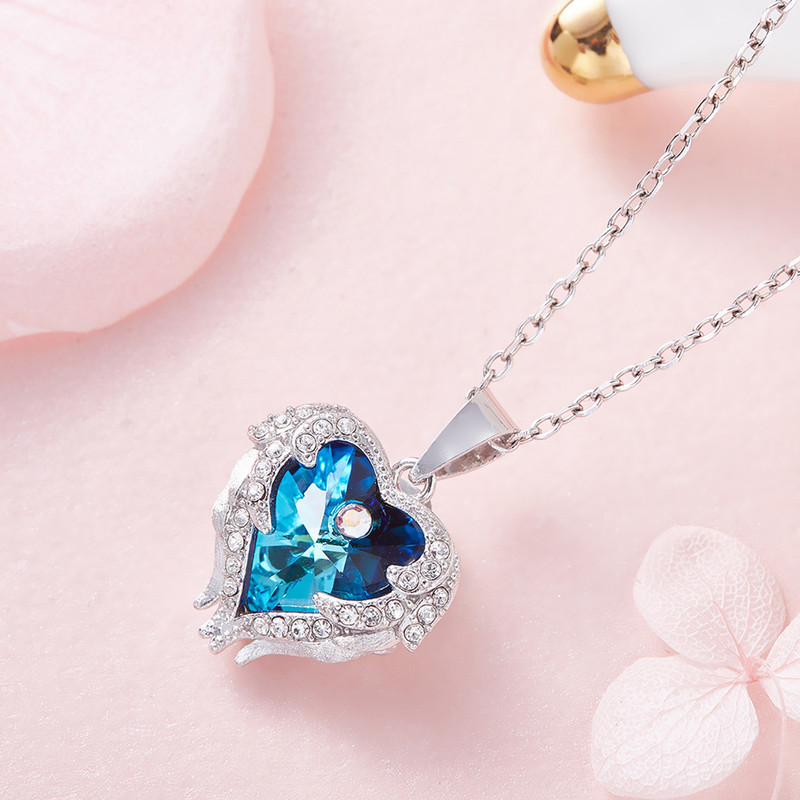 گردنبند نقره زنانه شهر جواهر مدل SJ-CN001