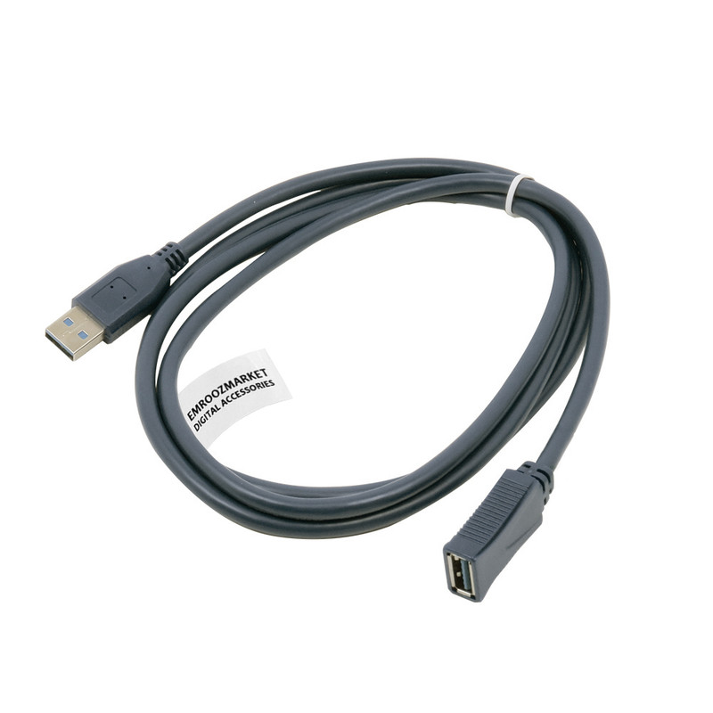 کابل افزایش طول USB 3.0 امروزمارکت مدل EM25D07 طول 1.5 متر