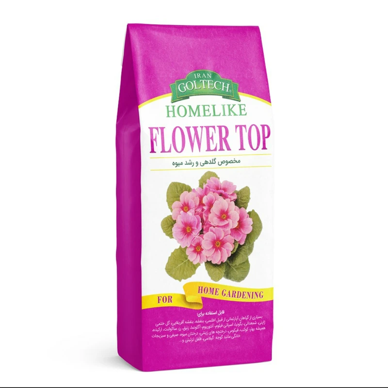 کود کامل پودری ایران گلتچ مدل FLOWER TOP وزن 50 گرم