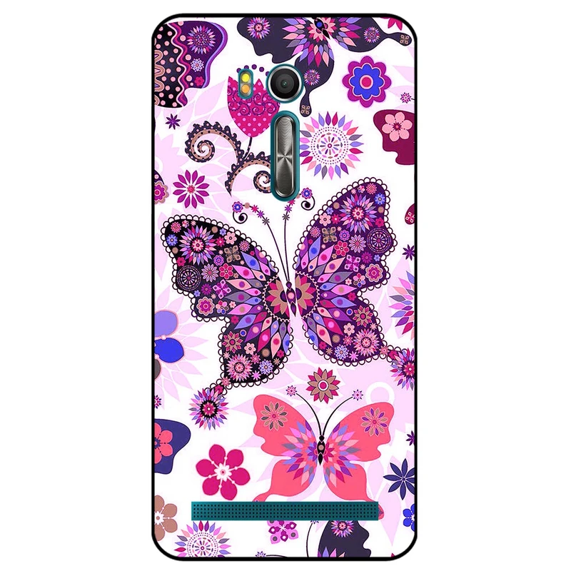کاور مگافون طرح پروانه مدل 6356 مناسب برای گوشی موبایل ایسوس Zenfone Go / ZB551KL