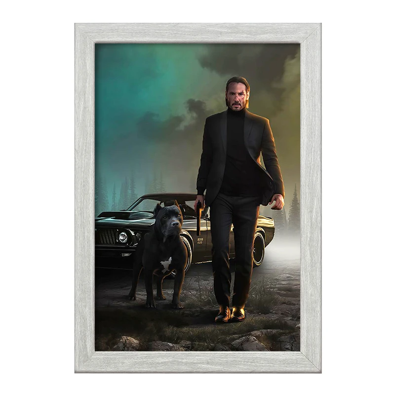 تابلو خندالو طرح جان ویک John Wick کد 28555