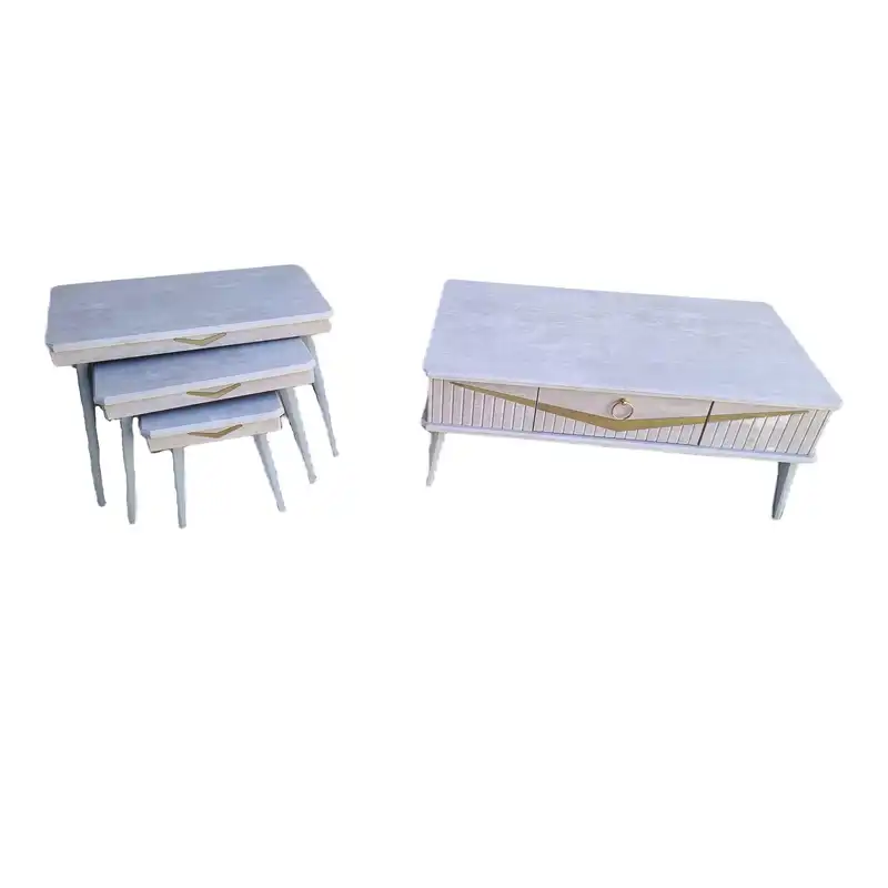 میز پذیرایی گالری چوب آشنایی مدل 735 مجموعه 4 عددی