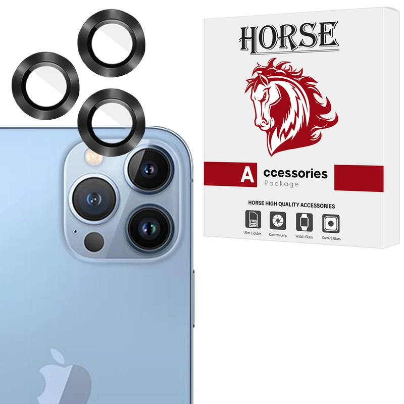 محافظ لنز دوربین هورس مدل RINH20 مناسب برای گوشی موبایل اپل iPhone 13 Pro Max / iPhone 13 Pro