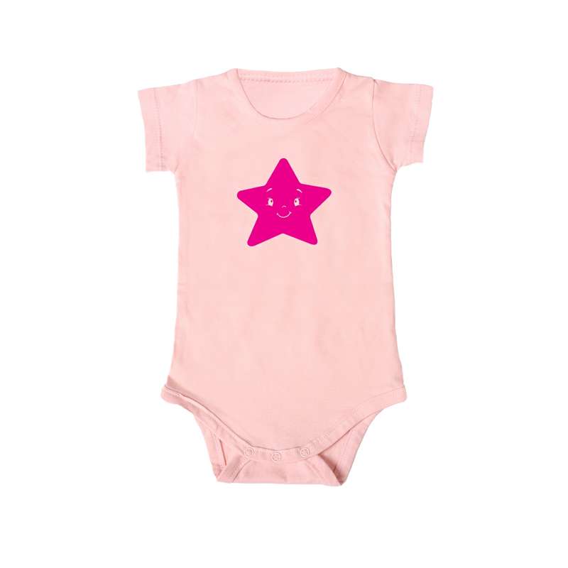 بادی آستین کوتاه نوزادی مدل ستاره کد star-p-3