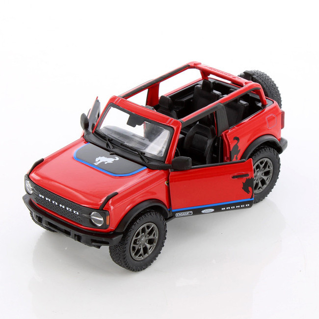 ماشین بازی کینزمارت مدل فورد برونکو اسپرت 2022 Ford Bronco 2022 w/printing (Open Top)