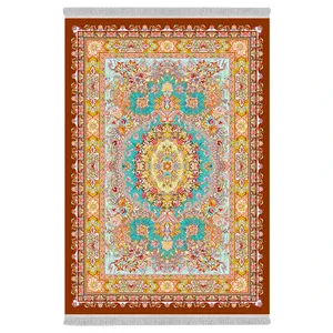 فرش پارچه‌ای دفه مدل فرشینه طرح مدرن کد 841