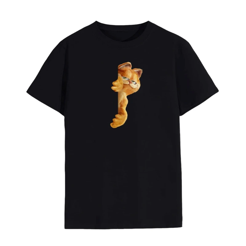 تی شرت لانگ آستین کوتاه زنانه مدل گارفیلد کد 4