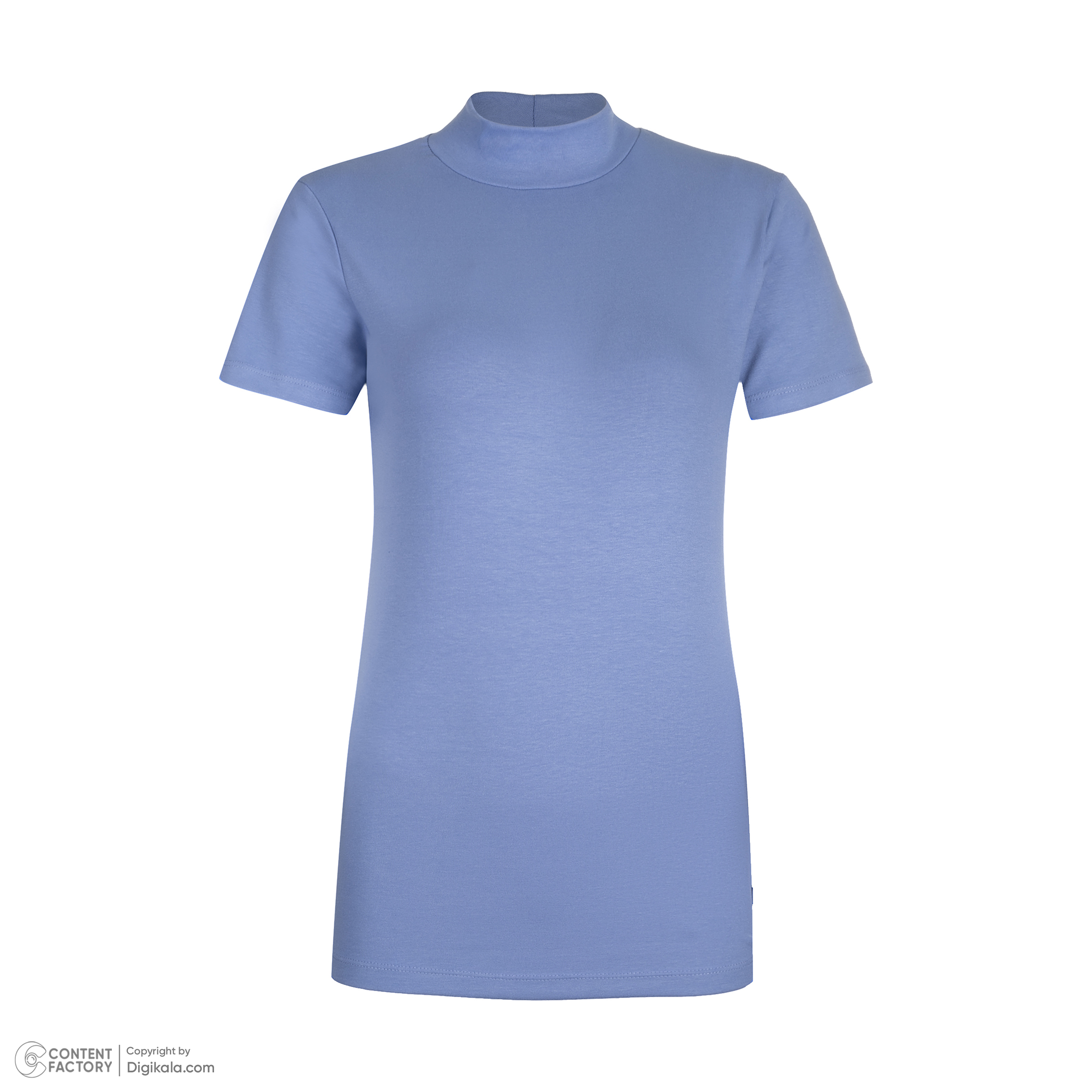 تی شرت آستین کوتاه زنانه برنس مدل باربارا-50 رنگ آبی روشن -  - 4