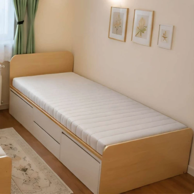عکس شماره 4 : تخت خواب تک نفره مدل باکس دار شاهد سایز 90×200 سانتی متر