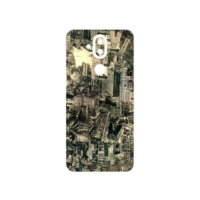 برچسب پوششی ماهوت مدل Collage of Skyscraper مناسب برای گوشی موبایل نوکیا 8.1
