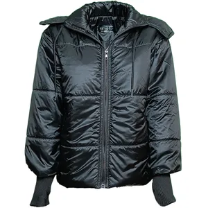 کاپشن زنانه بی تی مدل انگشتی شمعی کد ShBla33 رنگ مشکی