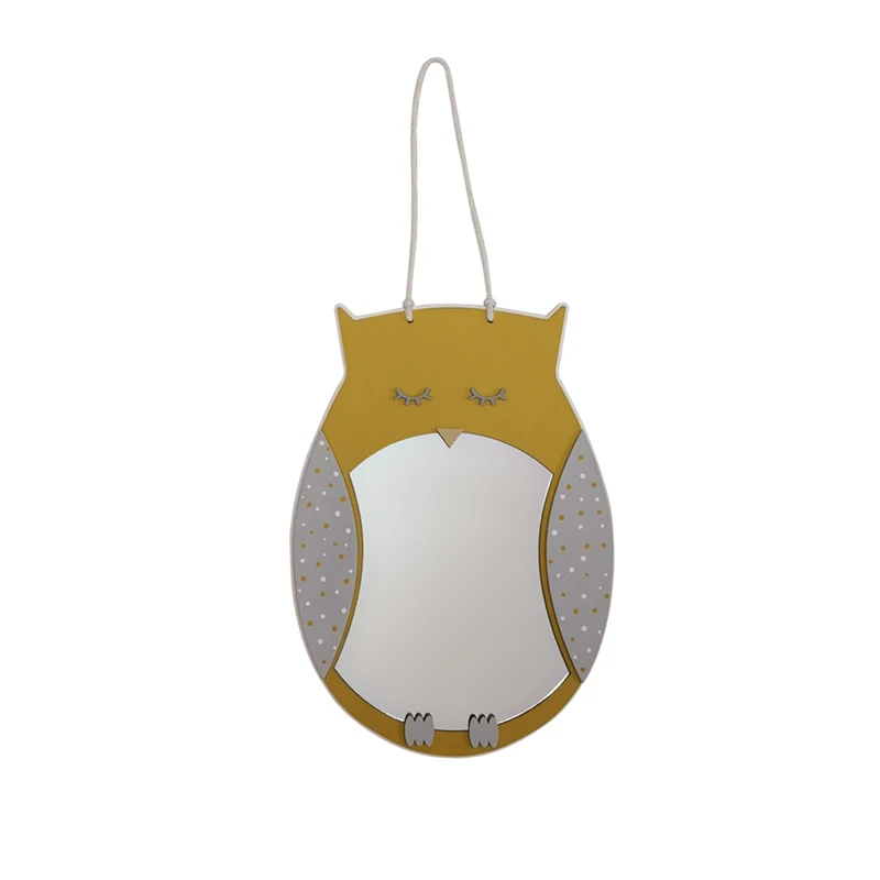 آینه دکوراتیو طرح جغد مدل MKids33C