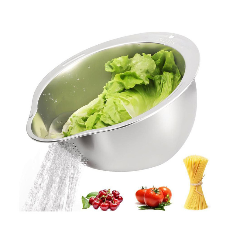 آبکش و لگن آشپزخانه مدل جادویی 1*2 کد AH