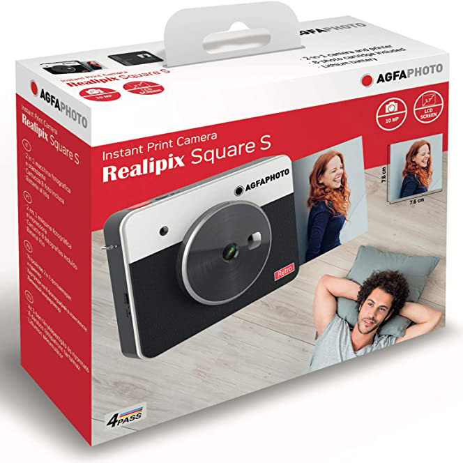 دوربین عکاسی چاپ سریع آگفافوتو مدل Realipix Square S