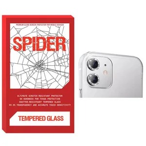 محافظ لنز دوربین اسپایدر مدل رینگی نگین دار مناسب برای گوشی موبایل اپل Iphone 12 