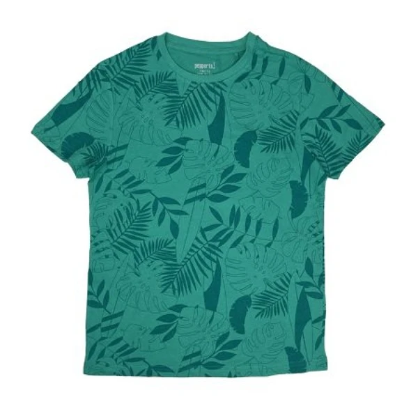 تی‌شرت آستین کوتاه پسرانه پیپرتس مدل نخل