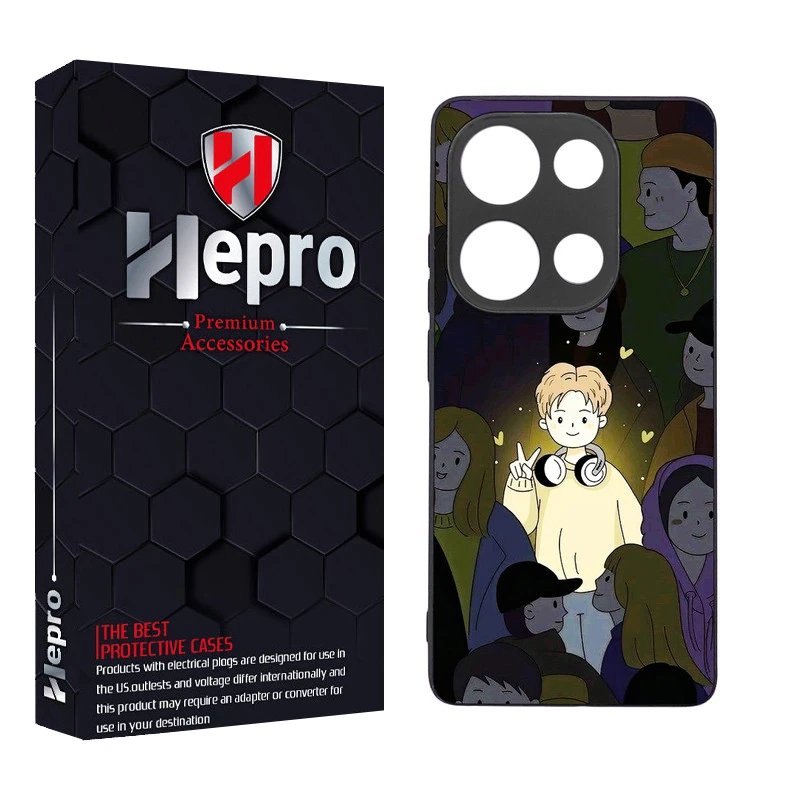 کاور هپرو طرح فانتزی مدل TPU مناسب برای گوشی موبایل شیائومی Poco M6 Pro 4G