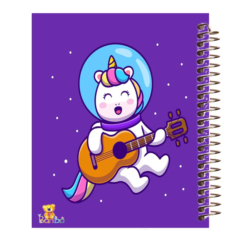 دفتر مشق 100 برگ بانیبو طرح تک شاخ کد 531