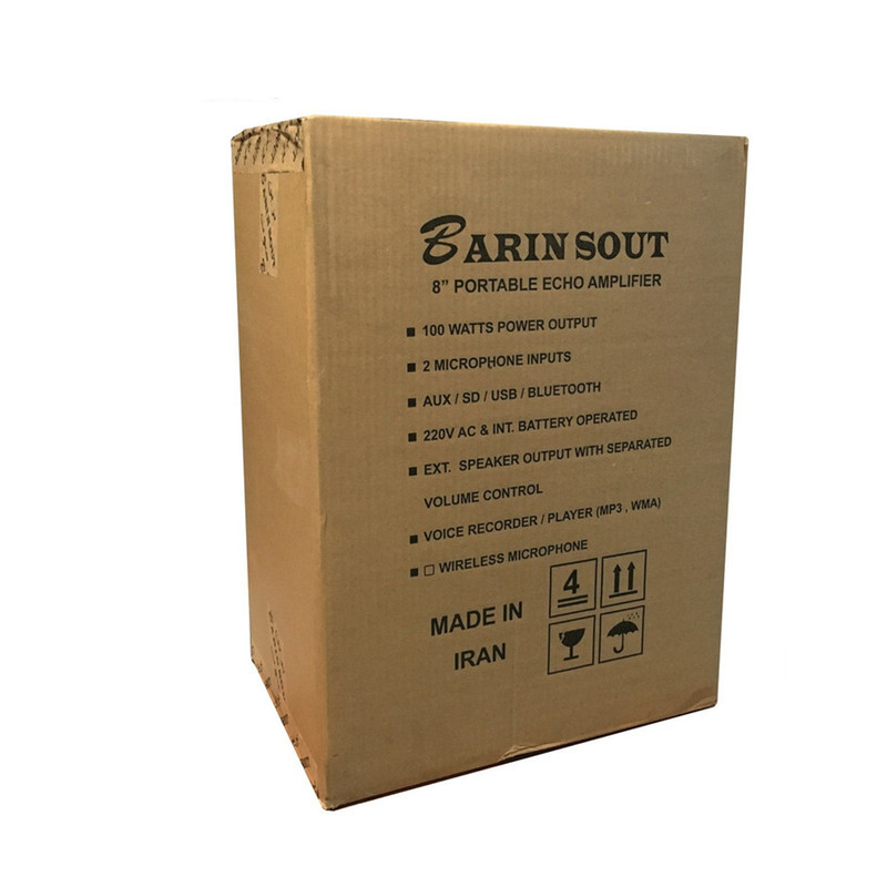 اکو همراه برین صوت مدل 1880 به همراه میکروفن بیسیم