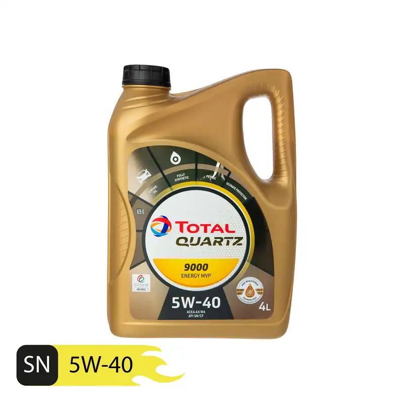 روغن موتور توتال مدل 5W-40 EGY حجم 4 لیتر
