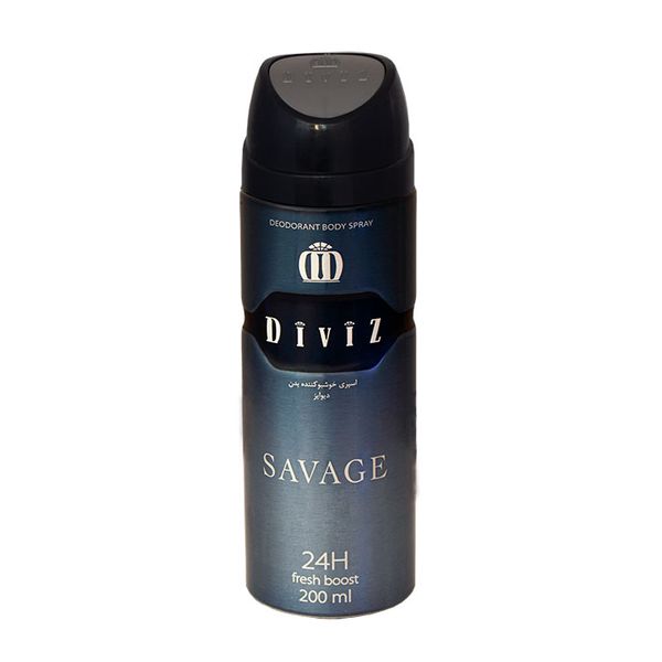 اسپری دئودورانت مردانه دیوایز مدل SAUVAGE DIOR حجم 200 میلی لیتر