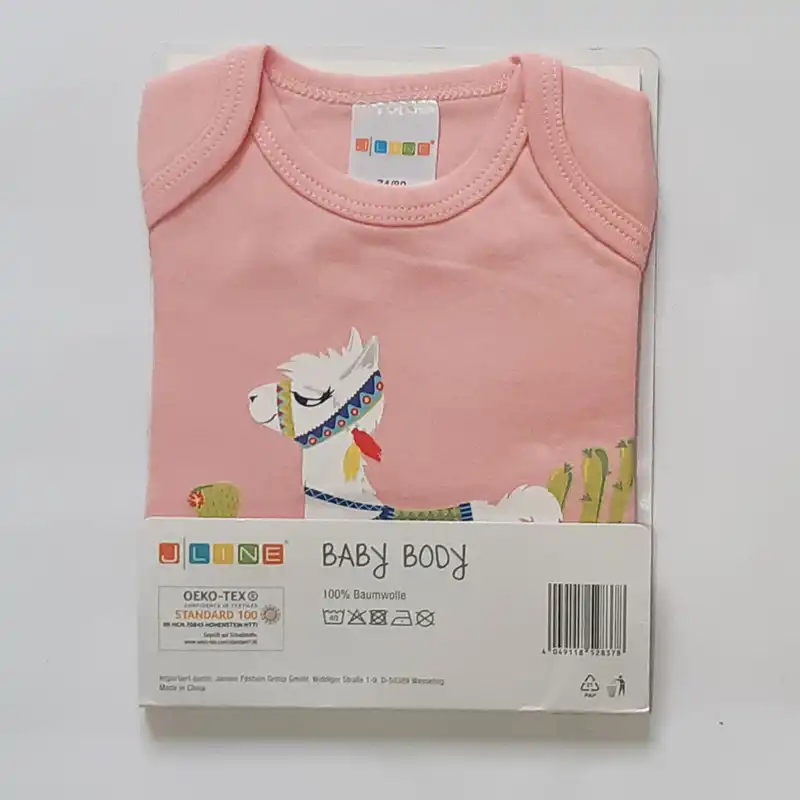 بادی آستین بلند نوزادی جلین مدل shsha28