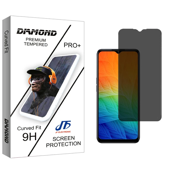 محافظ صفحه نمایش حریم شخصی جی اف مدل Diamond مناسب برای گوشی موبایل سامسونگ Galaxy A13 4G