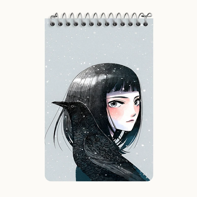 دفتر یادداشت 50 برگ خندالو طرح دخترانه کد F9200