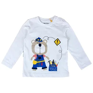 تی شرت آستین بلند پسرانه مدل خرسی