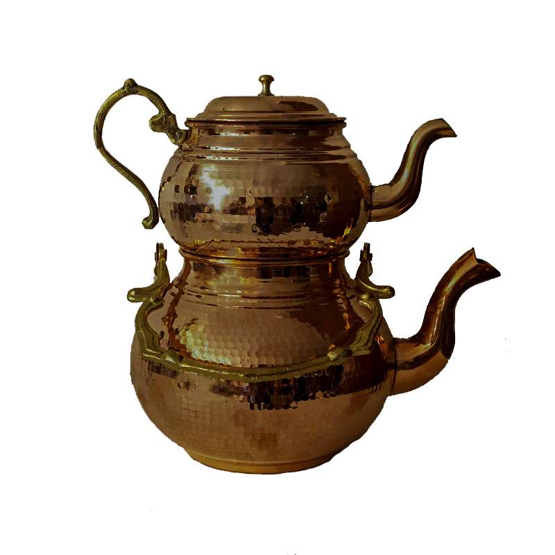 ست کتری و قوری مسی کد S_4074