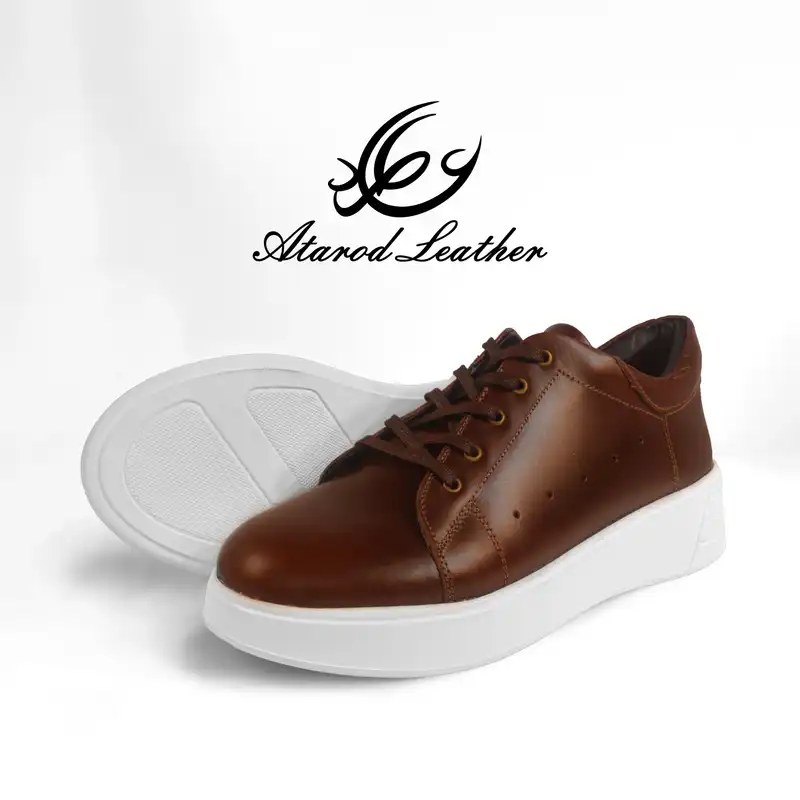 کفش روزمره زنانه چرم عطارد مدل چرم طبیعی کد SH55