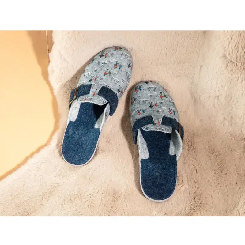 دمپایی روفرشی مادام کوکو مدل DanseNavy