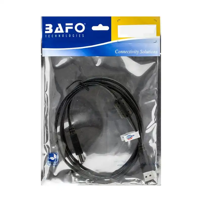 کابل پرینتر USB 2.0 بافو مدل AM/BM طول 3 متر