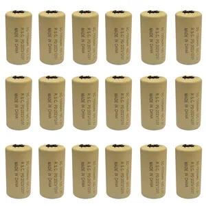 باتری نیکل کادمیوم قابل شارژ آر اس سی مدل SC-1500-10C-HP ظرفیت 1500 میلی‌ آمپر ساعت بسته 18 عددی