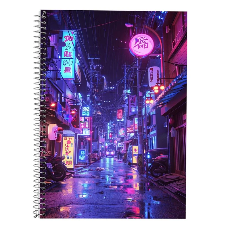 دفتر لغت 50 برگ مدوپد طرح شهر کد DF17381