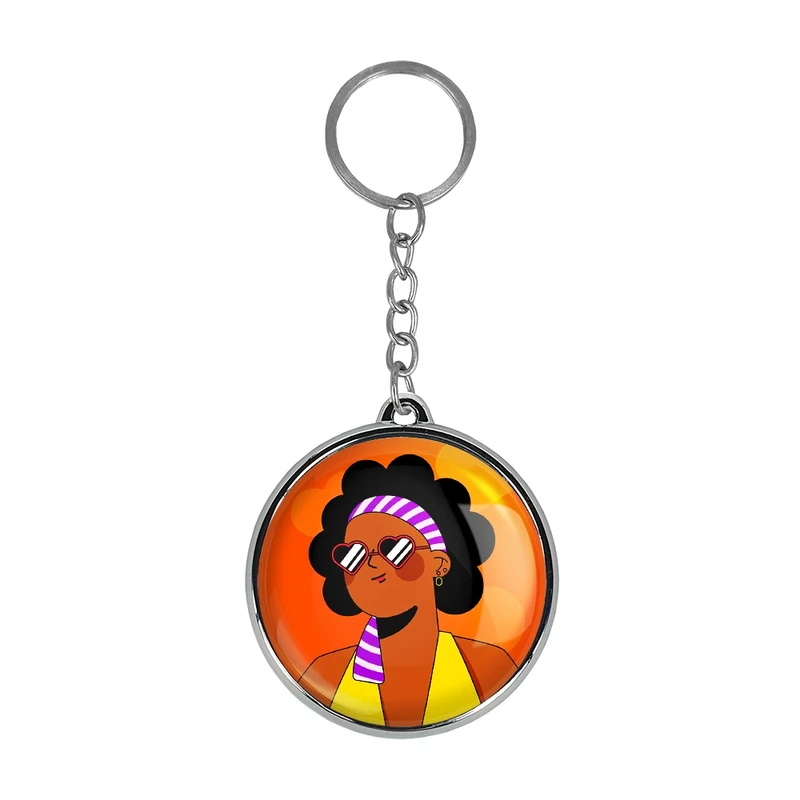 جاکلیدی خندالو طرح دختر قوی Girl Power مدل دوطرفه کد 2894428945