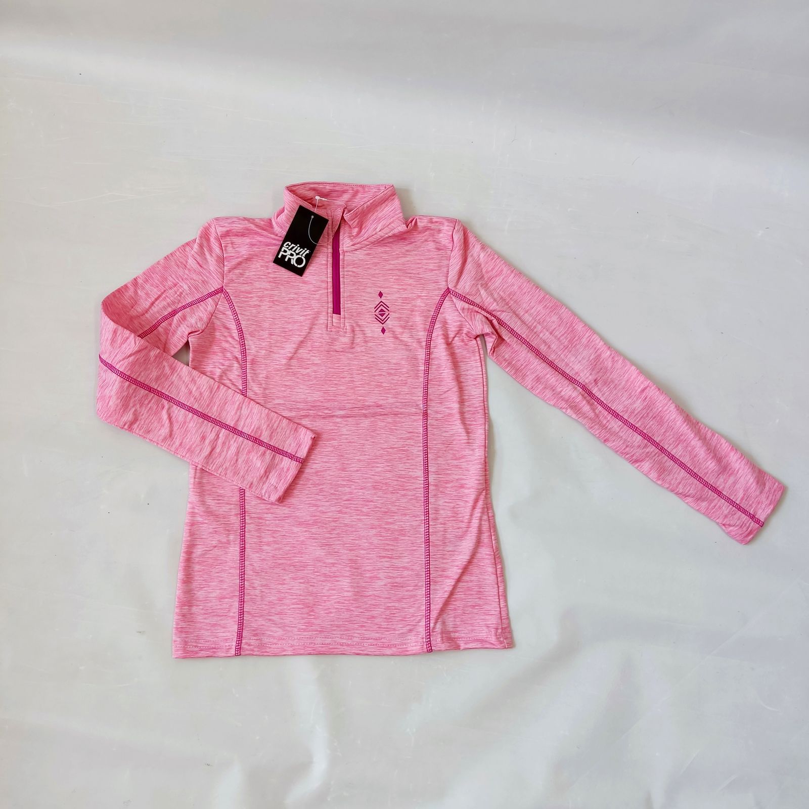 تی شرت آستین بلند ورزشی دخترانه کرویت پرو مدل PINK -  - 5