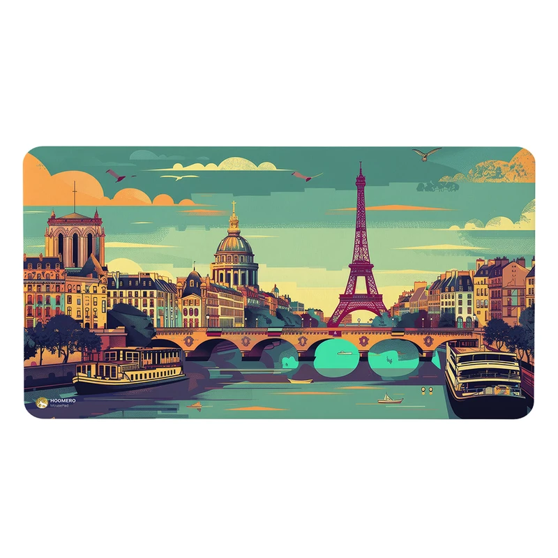ماوس پد هومرو مدل MX2713 طرح نقاشی برج ایفل