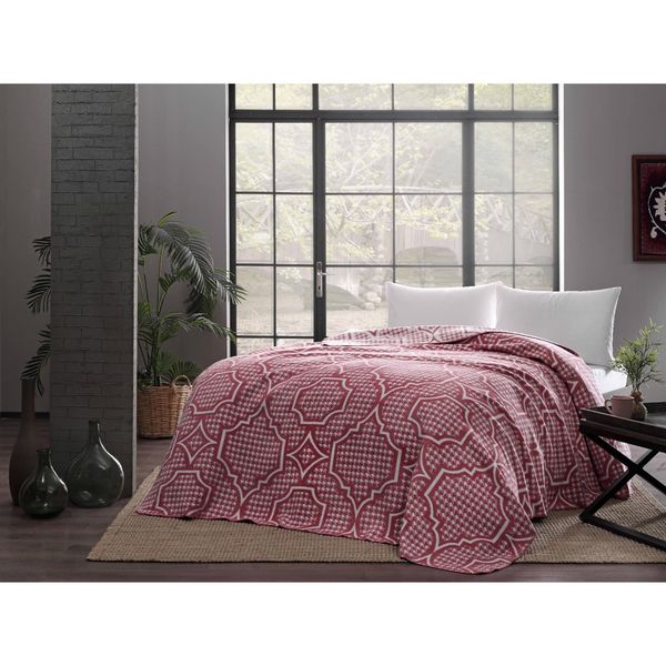 پتو تاچ مدل Evana Red سایز 200×220 سانتی متر