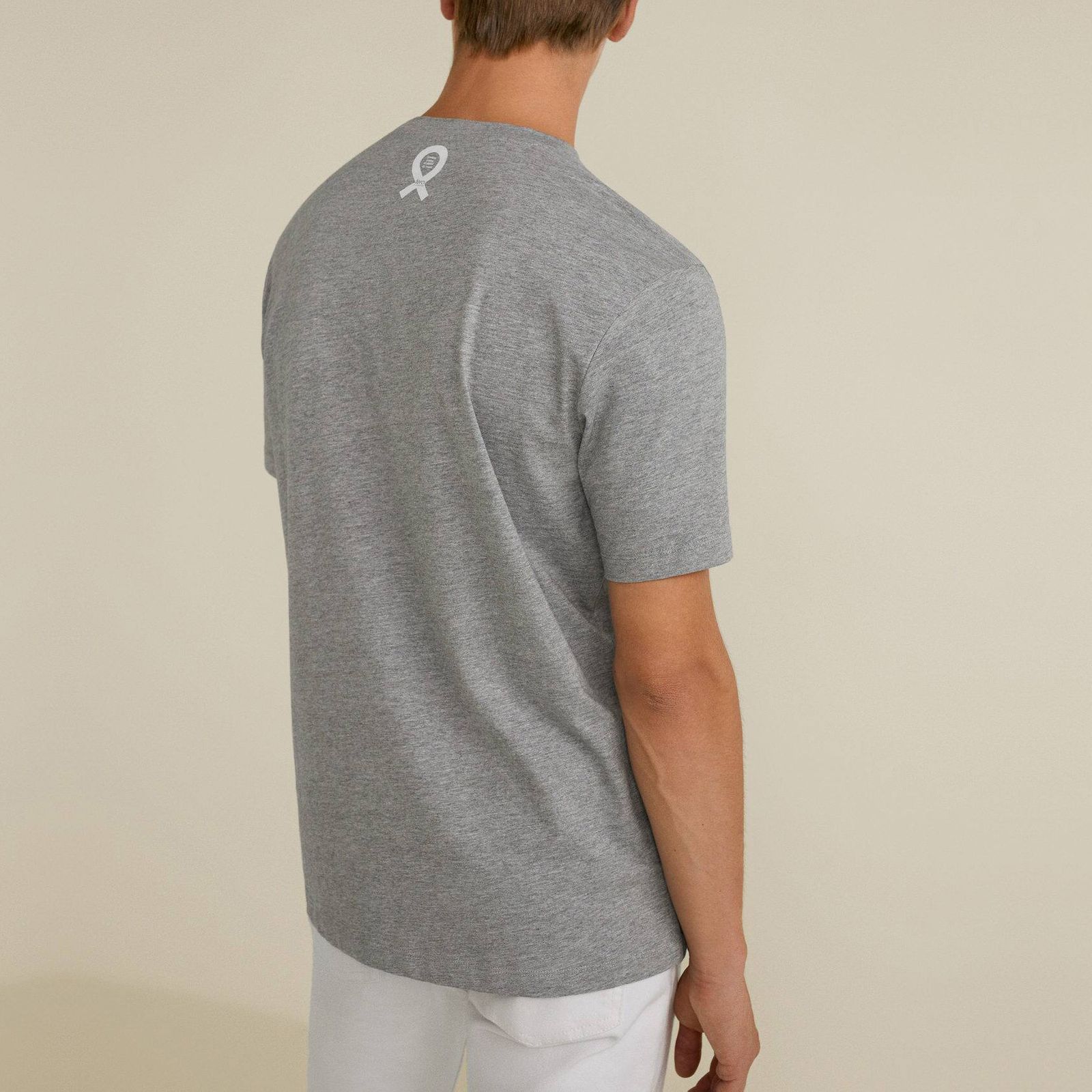 تی شرت آستین کوتاه مردانه مانگو مدل GR686ALO -  - 4