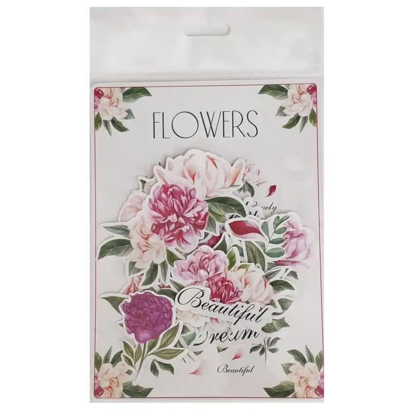 کارت پستال مدل گل اسکراپ بوک