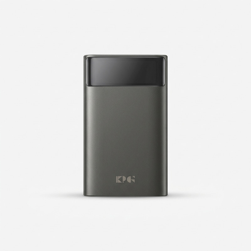 پاوربانک 22.5 وات کی پی جی مدل KP-21 ظرفیت 20000 میلی‌آمپرساعت به همراه سه کابل USB-C، Lightning و Micro USB
