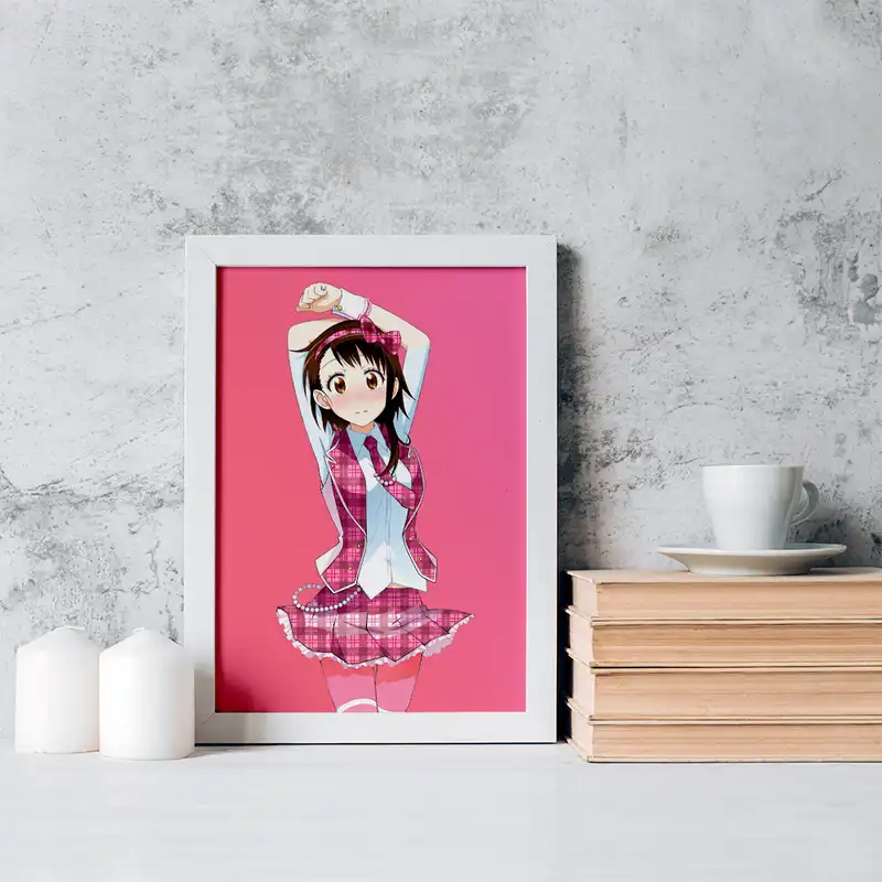 تابلو خندالو مدل اونودرا انیمه عشق دروغین کد 17211