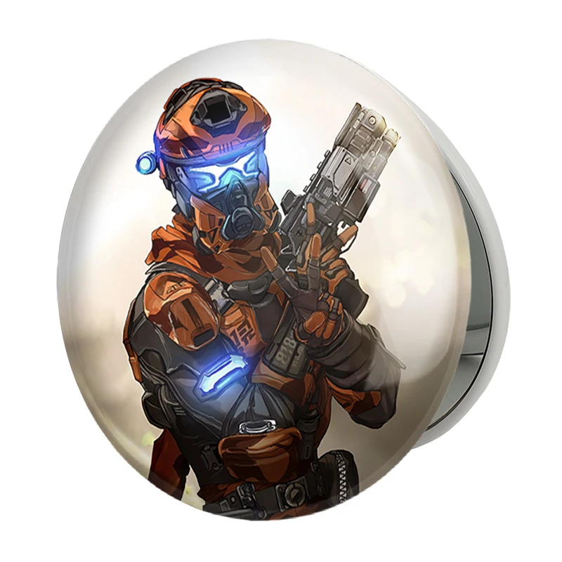 آینه جیبی خندالو طرح بازی تایتان فال (Titanfall) مدل تاشو کد 32620