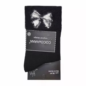 جوراب زنانه مدل یلدا پشمی موهر کد HPB001
