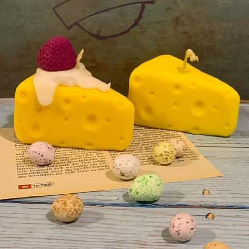 قالب شمع مدل اسلایس پنیر کد 1