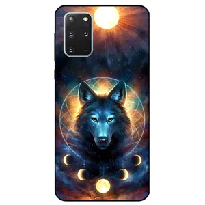 Megafone Wolf and Moon 8006 Cover For Samsung Galaxy S20 Plus