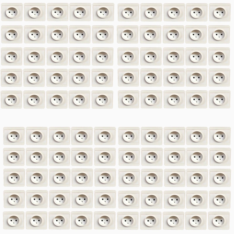 پریز توکار لگرند مدل پالاس بسته ١٠٠ عددی