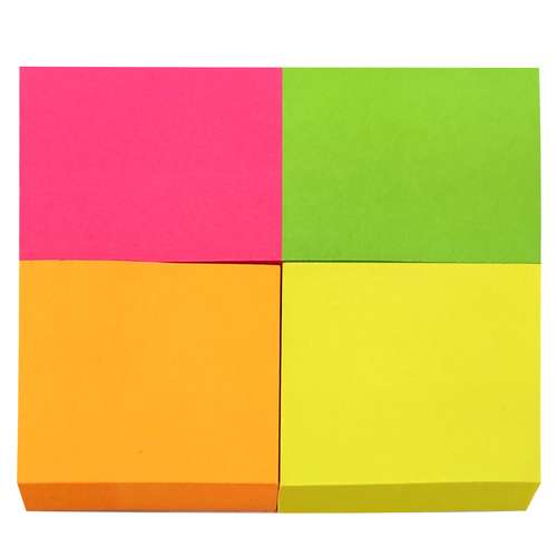 کاغذ یادداشت چسب دار مدل چارنگ کد R4-R بسته 4 عددی